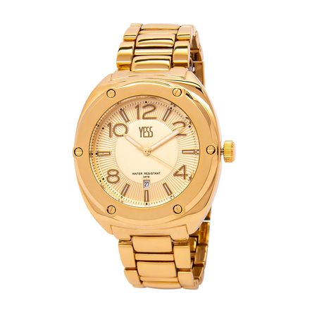 Reloj Yess Y3071 Analógico Color Oro 1014671 Reloj Yess Y3071 Analógico Color Oro