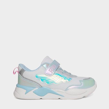 Zapatillas Niñas R18 R18-QY041 (28-34) MESH Celeste Talla 31