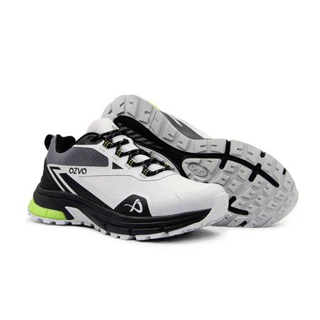 Zapatilla Outdoor Azva Modelo Urus Gris y negro talla 40