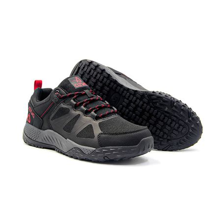 Zapatilla Outdoor Azva Modelo Caraz Rojo y negro talla 40