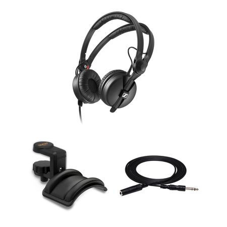 Auriculares Profesionales Sennheiser HD 25 para Estudio y DJ con Soporte y Cable de Extensión - Dise 1397943-REG