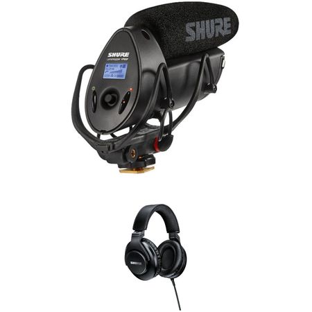 Kit de Micrófono de Cañón Shure Vp83F Lenshopper con Grabador de Audio Integrado y Audífonos 1244768-REG