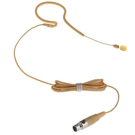 Micrófono de Auricular de Un Lado Polsen ESM-1-TA4 con Conector TA4F, Patrón Polar Omnidireccional, 1454074-REG
