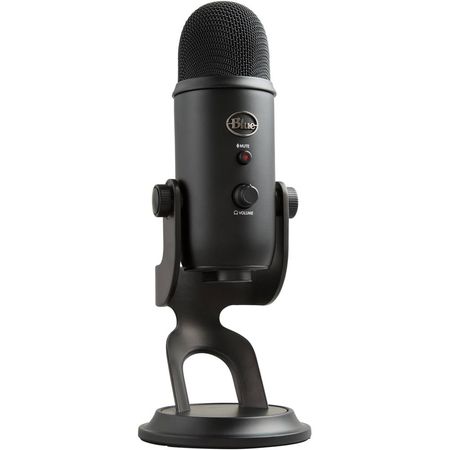 Micrófono USB Blue Yeti (Blackout) - Ideal para Podcasting, Streaming, ASMR y Más, Conexión USB para 1103930-REG