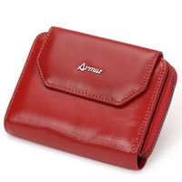 Billetera De Cuero Vacuno ARW07 Con RFID. Mujer