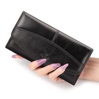 Billetera De Cuero Vacuno Ejecutiva BP923 Negro