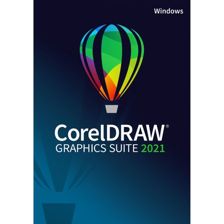 Suite de Gráficos Coreldraw Graphics 2021 para Windows Edición Estándar en Caja Licencia Perpetua 1633690-REG