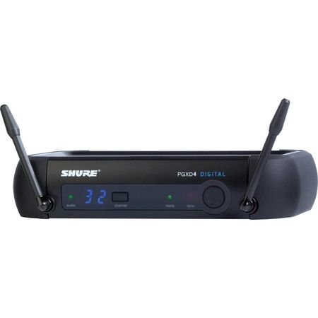 Receptor Inalámbrico Digital Shure PGXD4 (900 MHz) para Pequeños Espacios y Salas de Conferencias - 741919-REG