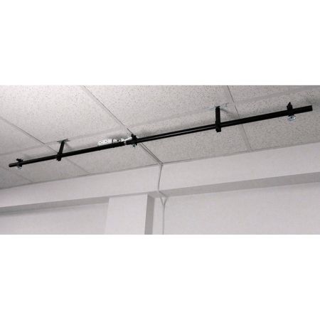ALZO Barra de Montaje Suspendida para Techo de Paneles para Luces de Escenario (Cable Blanco) - 6' d 1725418-REG