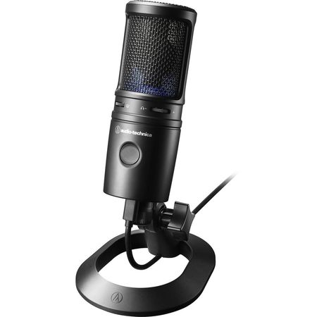 Micrófono USB Cardioide Audio-Technica AT2020USB-X para Podcasters, Vocalistas y Streamers - Alta Re 1719316-REG