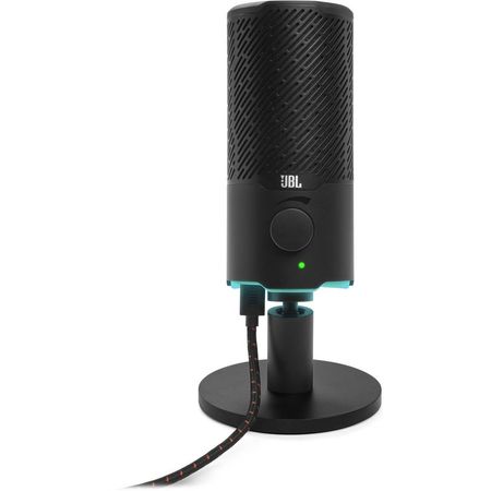 Micrófono USB JBL Quantum Stream: Ideal para Grabación, Streaming y Gaming con Patrón Dual, Conexión 1702525-REG
