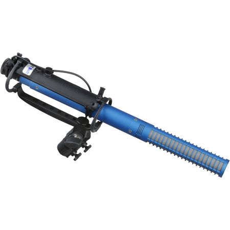 Micrófono Shotgun Schoeps CMIT 5 (Azul) con Suspensión Elástica Suave Cinela E-OSIX-S, Pantalla de E 1818358-REG