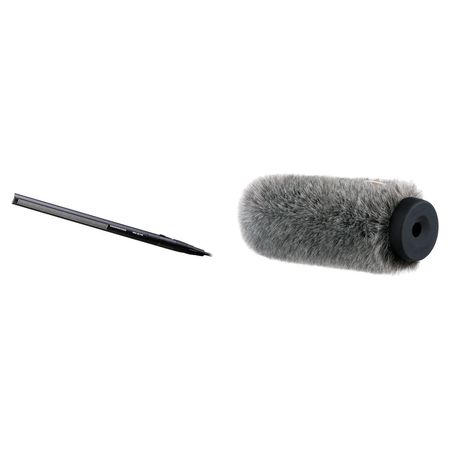 Micrófono Shotgun Sennheiser MKH 416-P48U3 Resistente a la Humedad con Kit de Paraviento Auray - Ide 1200817-REG