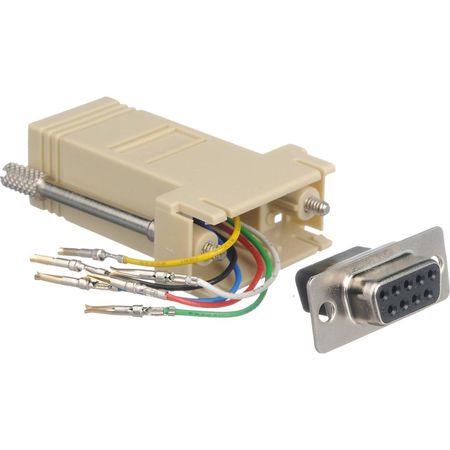 Adaptador Smart-AVI DB9M-RJ12F RS-232 Macho a RJ-12 Hembra 570135-REG