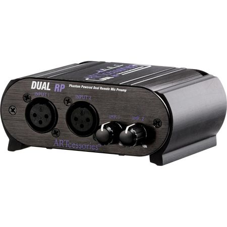 Preamp ART Dual RP para Micrófonos Dinámicos y de Cinta - Mejora el Rendimiento, Control de Impedanc 1543357-REG