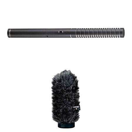 Micrófono Shotgun RODE NTG2 y Kit de Paraviento Rode - Ideal para Cine Independiente, TV y Documenta 820760-REG