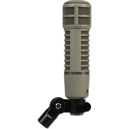 Micrófono de Anuncio Electro-Voice RE20 con Variable-D (Beige Claro) - Efecto de Proximidad Mínimo, 76681-REG