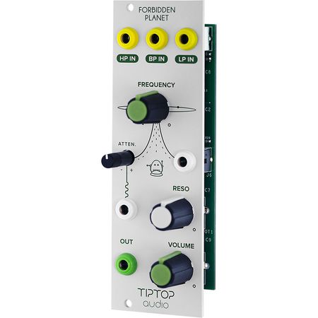 Filtro Analógico Multimodo TipTop Audio Forbidden Planet Eurorack (8 HP, Blanco) - Inspirado en Stei 1786801-REG