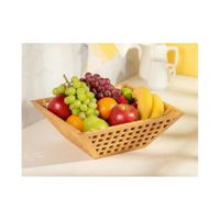 Frutero de Bambu Calado de 28 cm