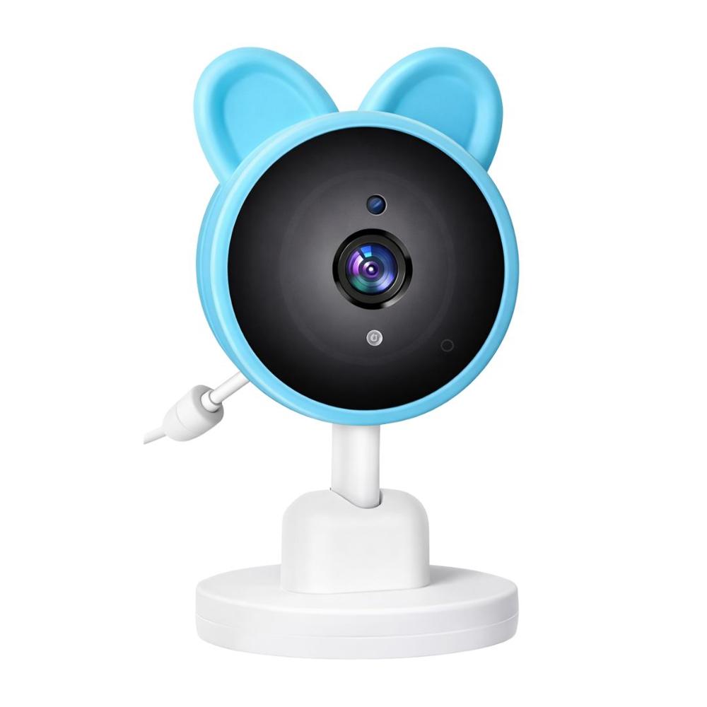 Monitor para Bebé WiFi Full HD con Visión Nocturna y Audio Bidireccional JK-Y9853 Celeste
