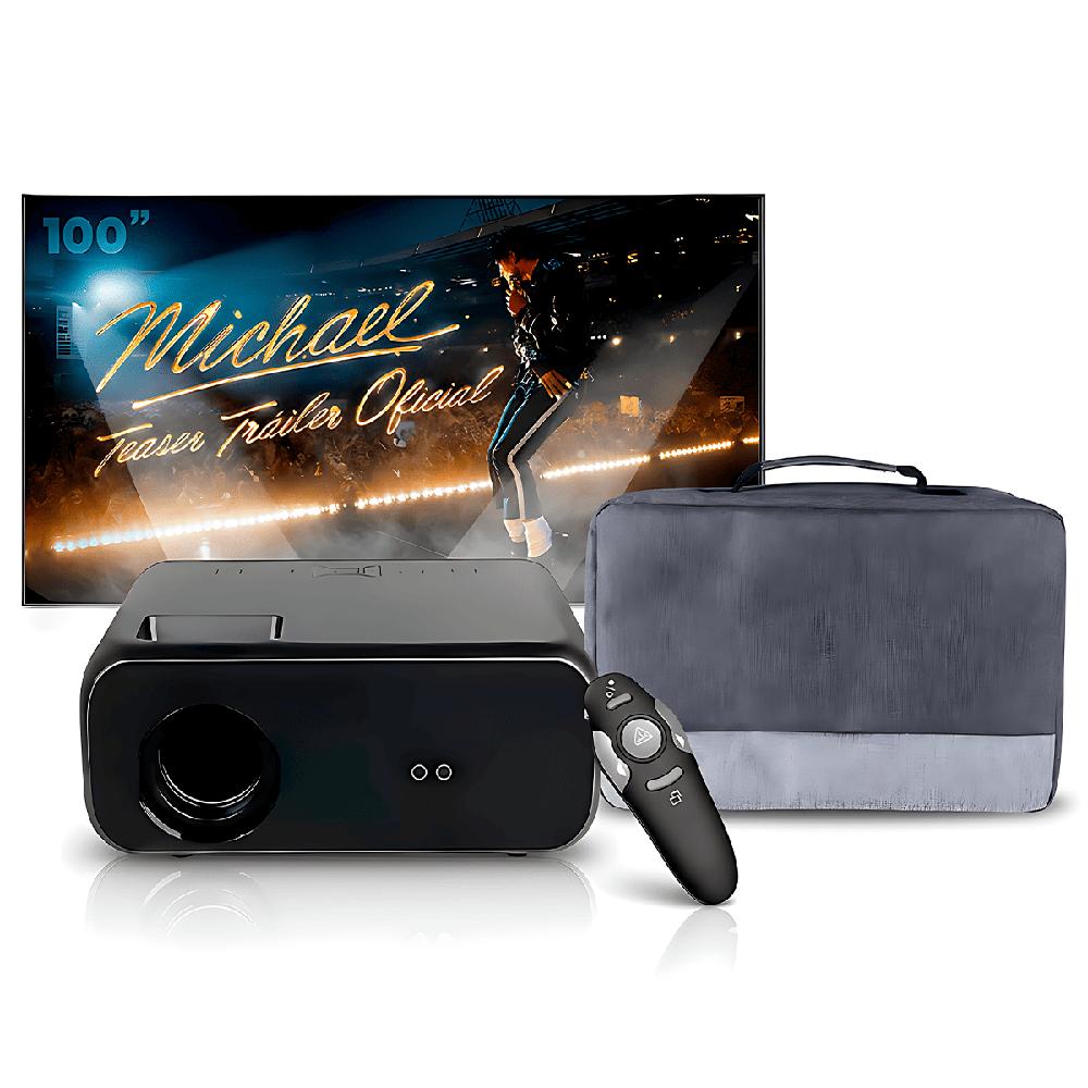 Proyector Smart SD550 Manual Más Ecran Gris 100 Pulgadas Más Puntero Láser Más Bolso de Transporte