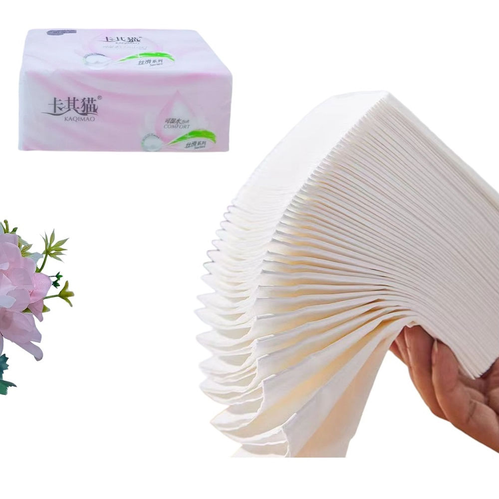 Papel Toalla de Seda 200 Hojas Reutilizable Set de 3