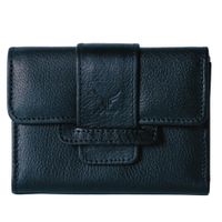 Billetera de Cuero Vacuno Premium ARW08 Azul