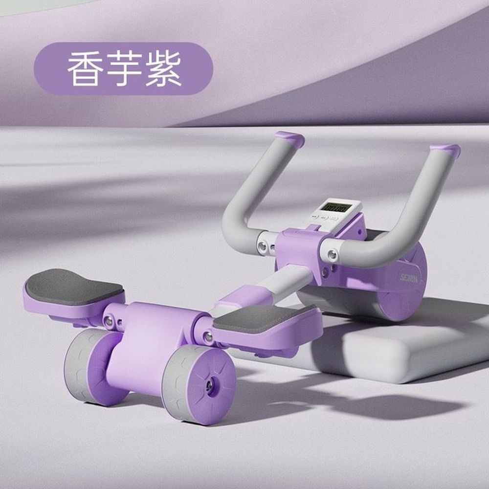 Rodillo Abdominal Deluxe Lila