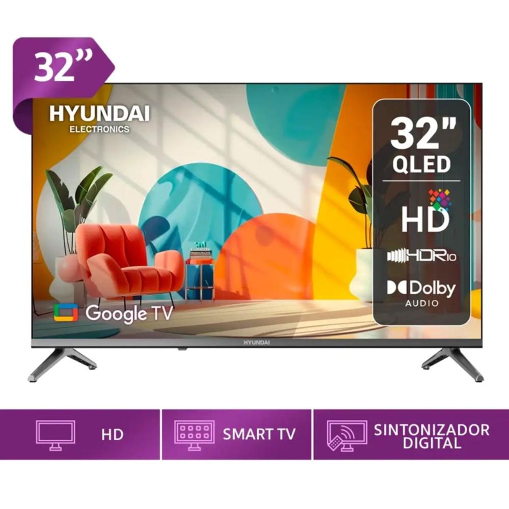 Televisor Hyundai QLED 32'' HD HYLED3259QG 2025