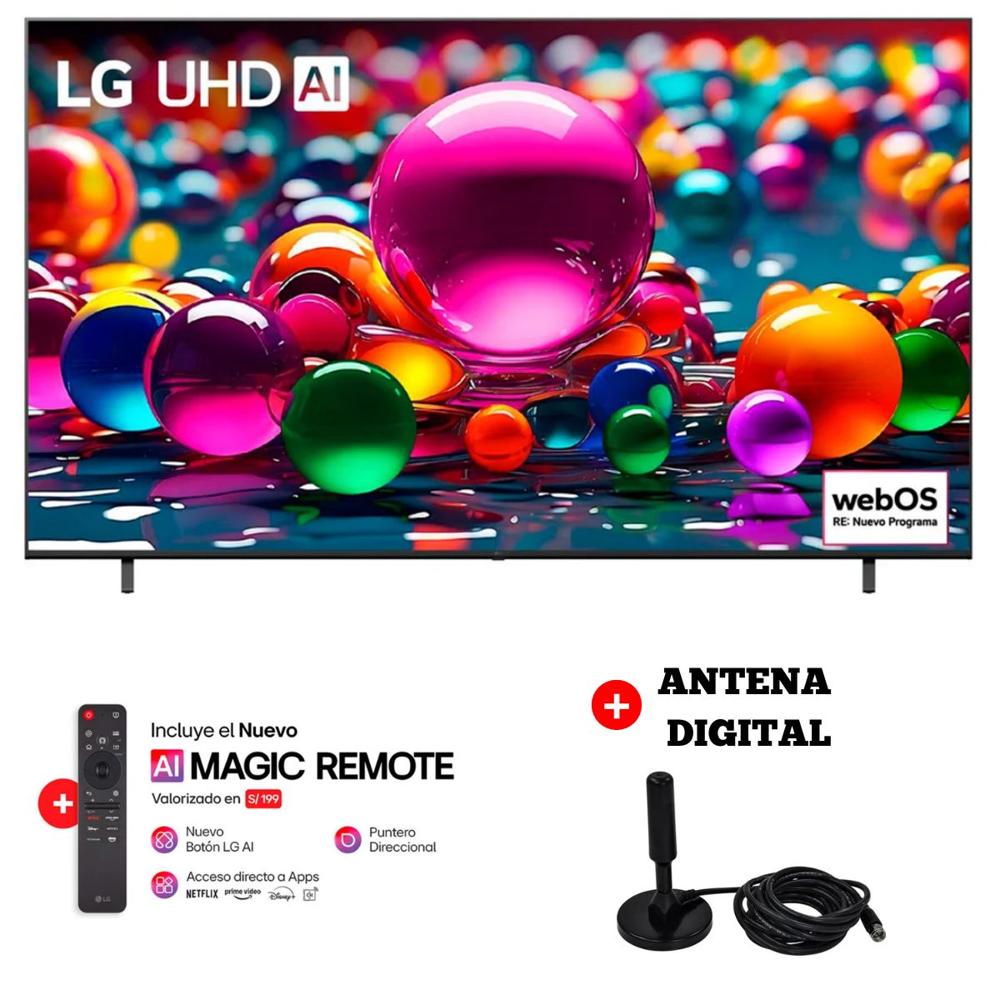 TELEVISOR 75'' LG UHD 4K 75UA8050PSA  THINQ AI 2025 - Ant - Magic