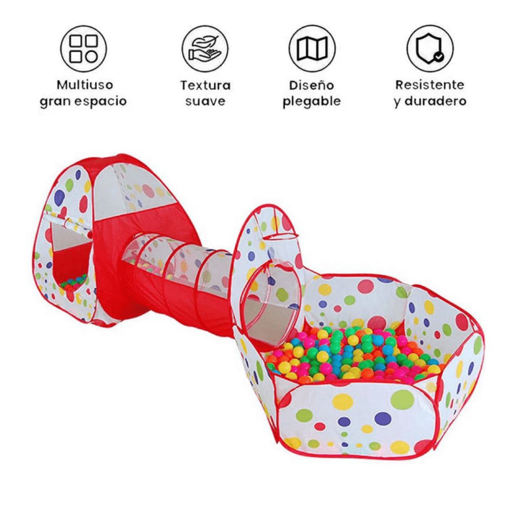 Circuito de Estimulación 4 en 1 para Niños Rojo