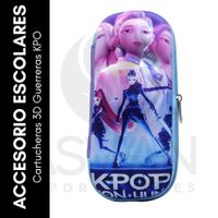 Cartucheras 3D Guerreras KPO