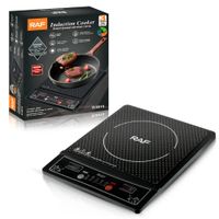 COCINA DE INDUCCIÓN 1 HORNILLA PANTALLA LED 2000W RAF R.8015
