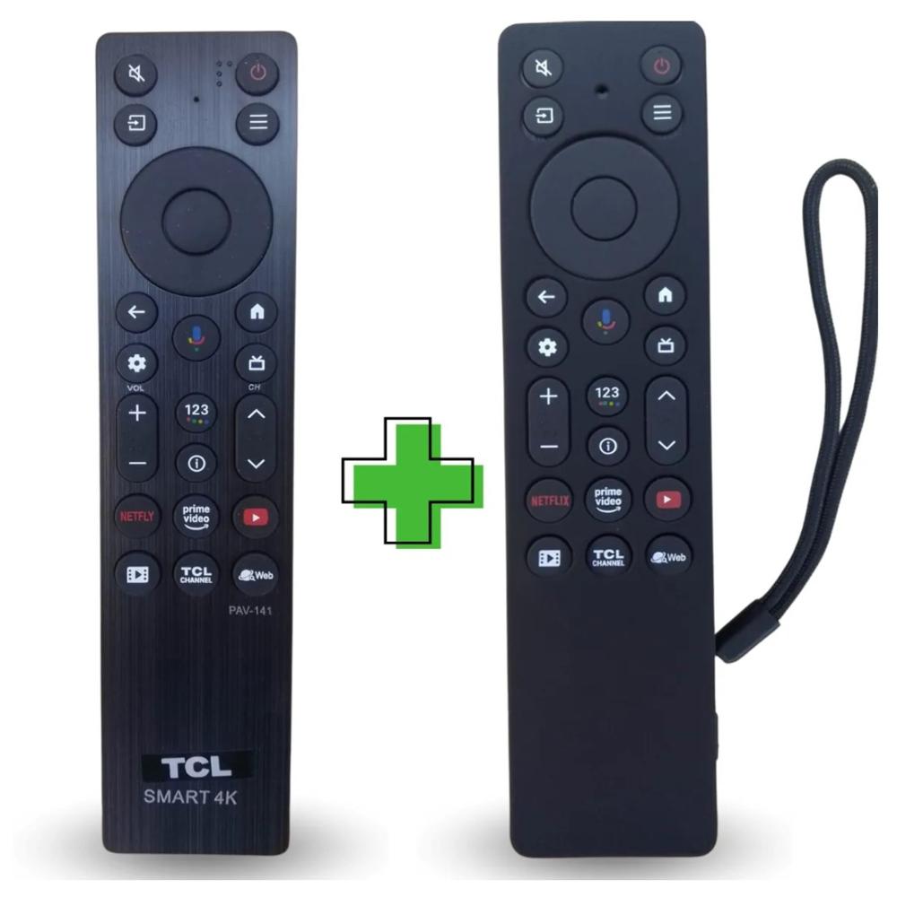 Control Remoto para Tcl Smart Modelo 2025  Funda Negra