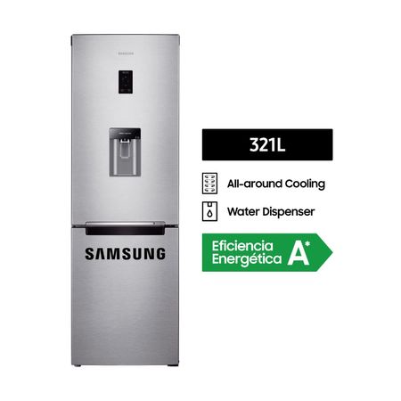 Refrigeradora Samsung All Around Cooling 321L Plata RB33J3830SA/PE
