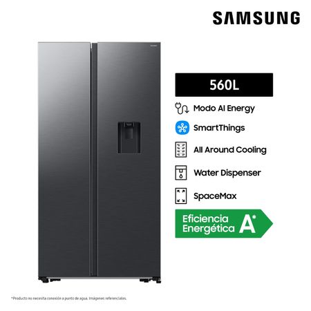 Refrigeradora Samsung All Around Cooling 560Lt Negra RS57DG4100B4/PE