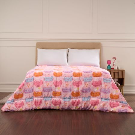 Edredon Pv26 Micro Promo Mariposa 1.5 Plazas.