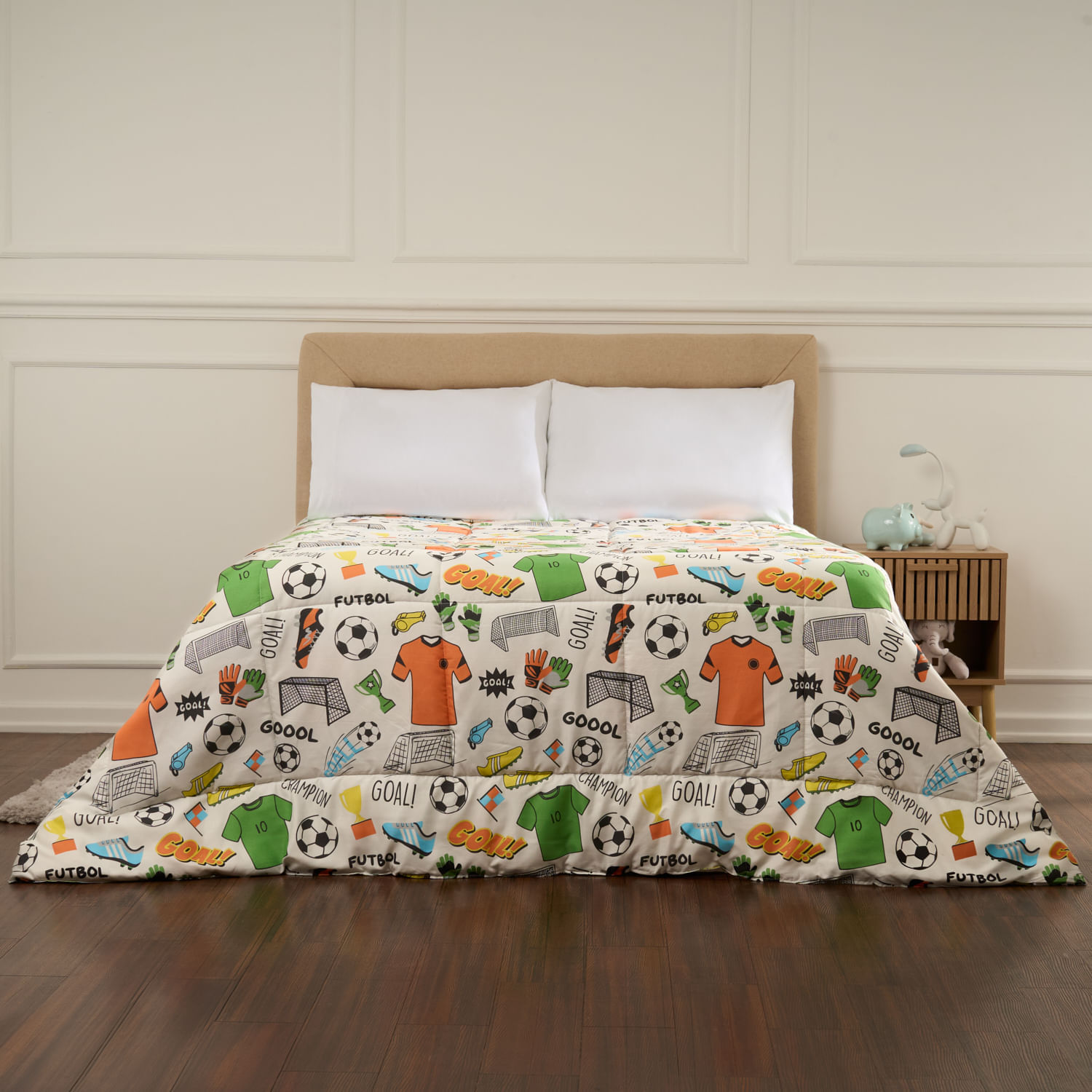 Edredon Pv26 Micro Promo Futbol 1.5 Plazas.