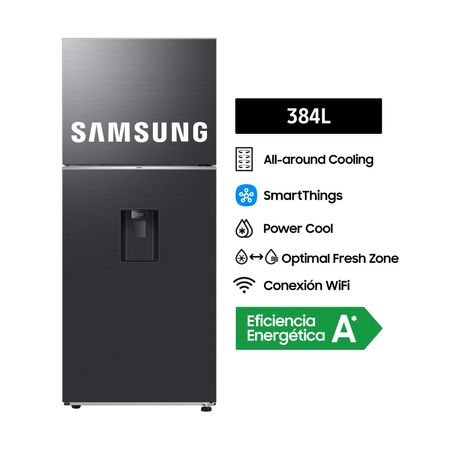 Refrigeradora Samsung Top Mount Freezer 384L RT38DG6730B1PE Black
