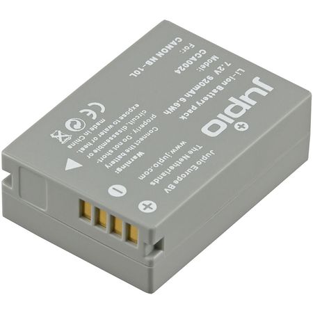 Batería de Litio Jupio NB-10L (7.2V, 920mAh) - Reemplazo para Canon NB-10L, Recargable 1563289-REG