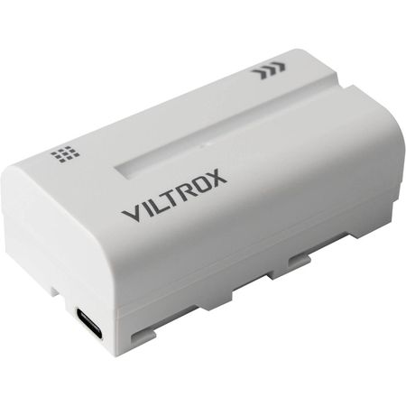 Batería de Litio Viltrox L-Series NP-F550 (Blanca) - Batería Tipo NP-F para Luces/Accesorios, Ligera 1770387-REG