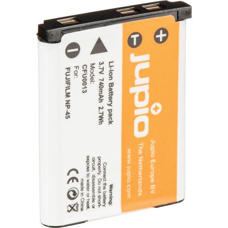Batería de Litio Jupio NP-45 / NP45 / NP-45S (3.7V, 740mAh) - Reemplaza FUJIFILM NP-45 / NP45 / NP-4 1563301-REG