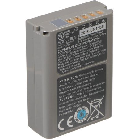 Batería Recargable de Litio Olympus BLN-1 para Cámaras Olympus - 1220 mAh, Carga en 3 Horas, Compati 982105-REG