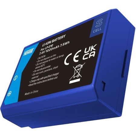 Batería Recargable Newell SupraCell LP-E10 (1020mAh) para Cámaras Canon Seleccionadas - 7.4V 1835722-REG