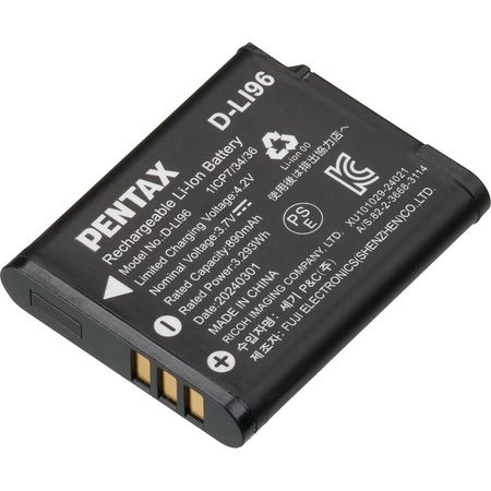 Batería Recargable de Litio-Ion Ricoh D-LI96 para Cámara Compacta WG-1000 - Aproximadamente 300 Disp 1834343-REG