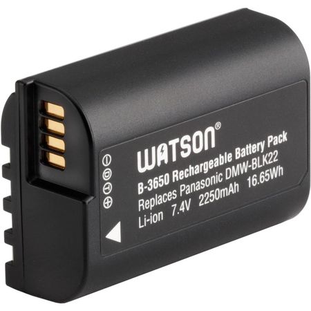 Batería de Litio-Ion para Panasonic DMW-BLK22 - Watson DMW-BLK22 (2250mAh) 1729806-REG