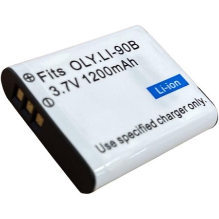 Batería de Litio-Ion Bescor LI-92B para Cámaras Olympus (3.6V, 1200mAh) - Reemplazo de Batería LI-92 1717609-REG