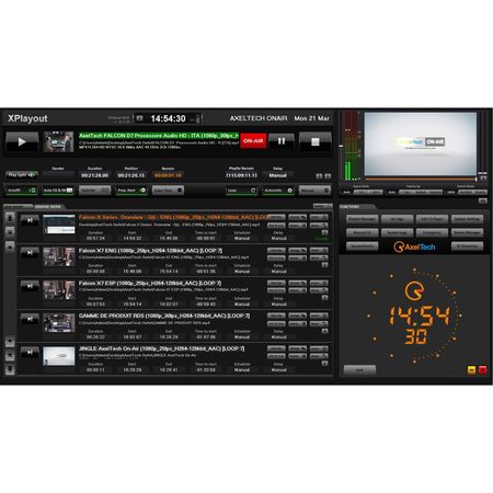 Axel Technology XPlayout: Software de Automatización de Playout para Televisión con Soporte Múltiple 1703125-REG
