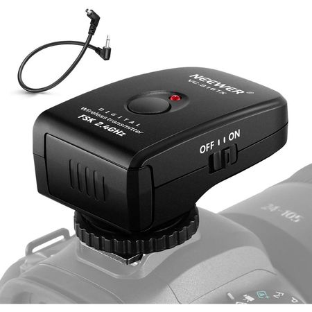 Disparador Inalámbrico Neewer VC-816TX para Estroboscopios Vision4 y ML300 - 2.4 GHz, 49.2' de Alcan 1733983-REG