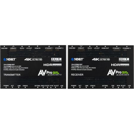 AVPro Edge 4K HDMI 2.0 over HDBaseT Extender Kit (TAA-Compliant) 1812708-REG